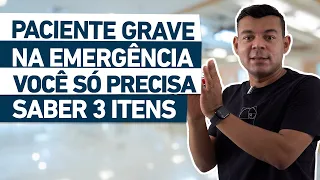 COM APENAS 3 ITENS VOCÊ JÁ CONSEGUE IDENTIFICAR UMA EMERGÊNCIA