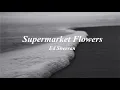 Download Lagu supermarket flowers - ed sheeran (slowed)