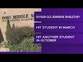 Middle school teacher accused of assaulting two students