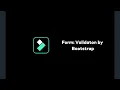 Form Validation with Bootstrap