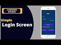 How to create Login Screen in Android Studio using Relative Layout Login screen front end