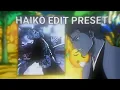 HAIKO edits PRESET Alight motion Manga Edits Haiko tutorial