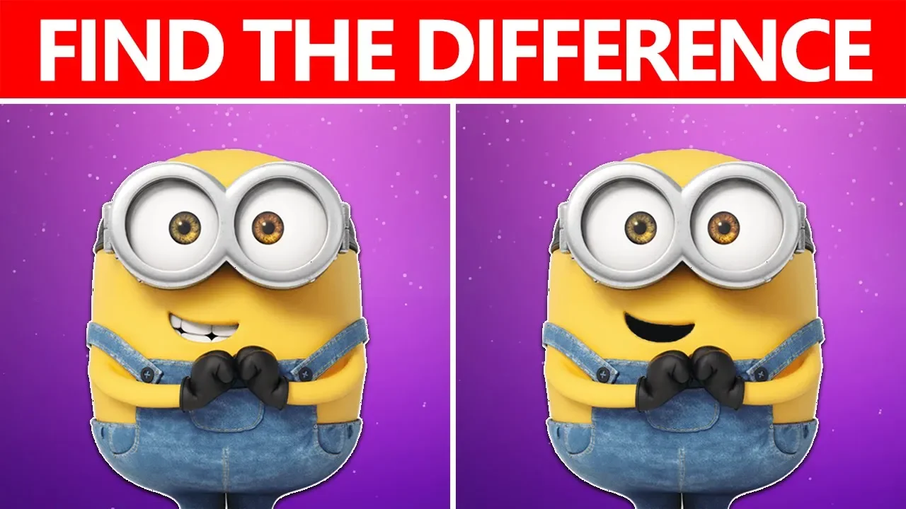 NO ONE CAN FIND THE DIFFERENCE | 100% FAIL | MINIONS MOVIE PUZZLE