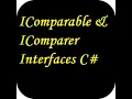 IComparable IComparer Interfaces C