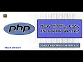How HTML CSS JAVASCRIPT PHP Work Together PHP Tutorial Hindi Beginner to advanced series