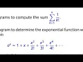 Calculate Exponential and Factorial function with python Khmer