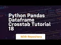Python pandas dataframe crosstab tutorial 18