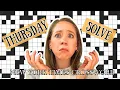 LAST Thursday solve Thursday Solve January 1 2026 NYT Crossword