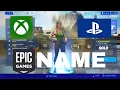 How To Get Your Epic Name As Your Display Name on Console in Fortnite Xbox Ps4 Might Be Patched
