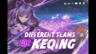 4 BEST TEAMS FOR KEQING Genshin Impact