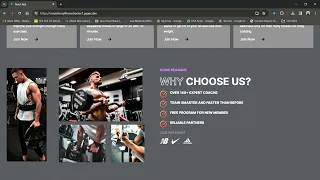 React Gym Website Using ReactJs React js Projects Deploy