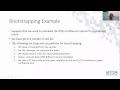Bootstrapping - Simple Example