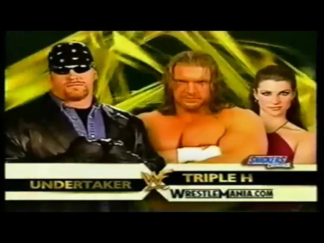 WWF Wrestlemania X-Seven Matchcard