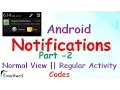 Android Notification Tutorial Part-2 Normal BigText Style BigPicture Style Inbox