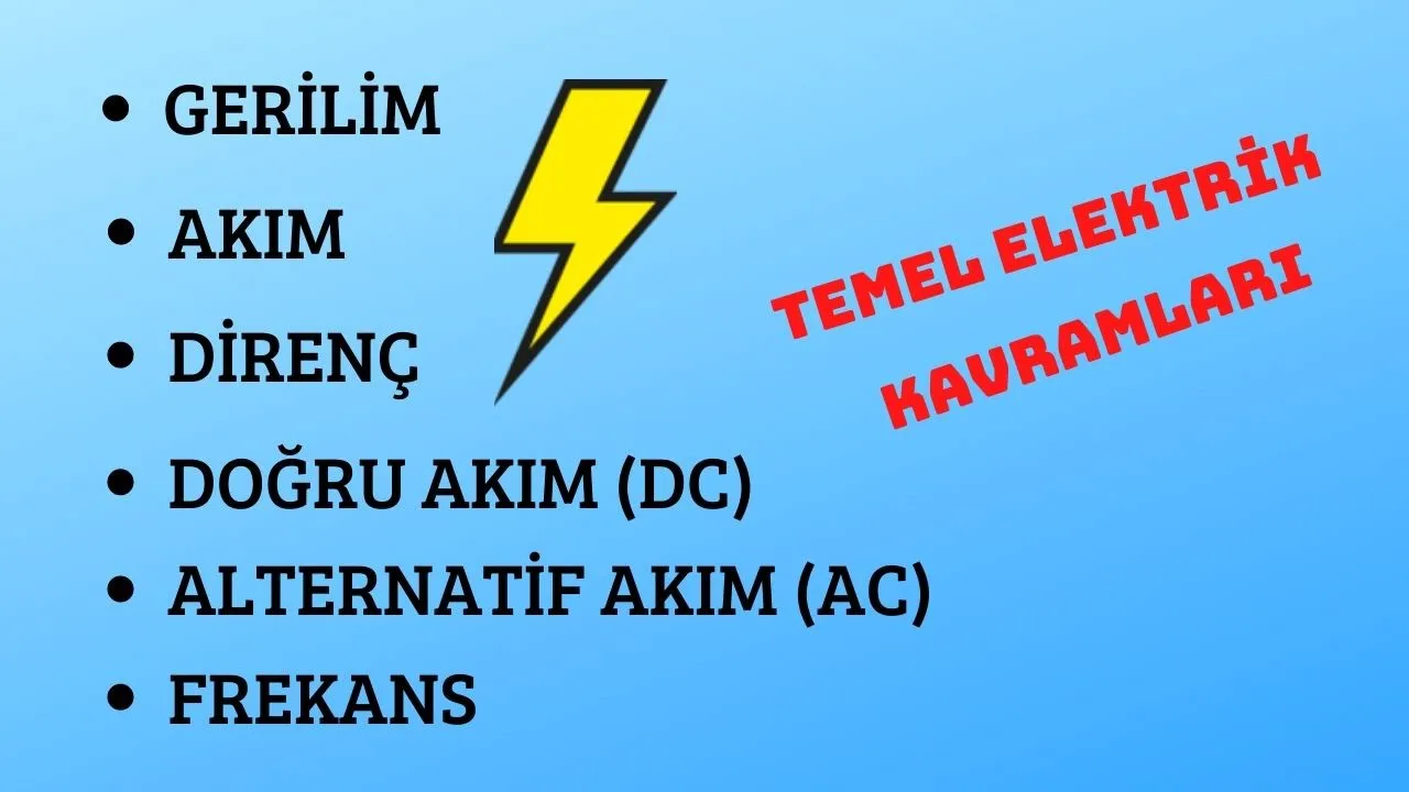 Gerilim akım direnç nedir?AC ve DC arasındaki farklar nelerdir?