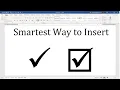 Shortcut for Tick Symbol in Word Fastest way to get Check mark in Word 2021