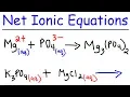 Precipitation Reactions Net Ionic Equations - Chemistry