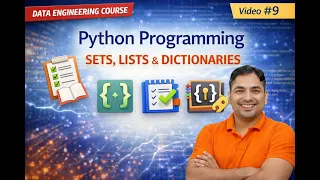 Master Python Built-in Data Structures for Data Engineering Lists Sets Dicts DE Roadmap