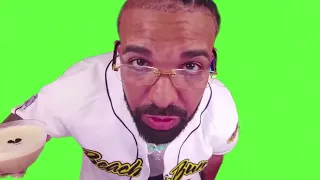 Drake with a message to the nonbelievers the underachievers the tweet deleters Green Screen