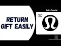 How to Return a Gift in lululemon