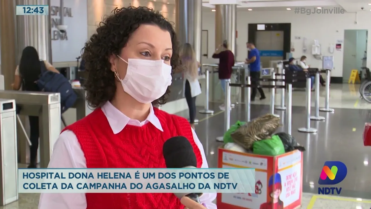 Hospital Dona Helena é um dos pontos de coleta da Campanha do Agasalho da NDTV