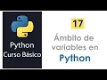 17 Variable scope in Python