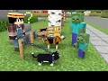 Download Lagu BABY ZOMBIE BOUGHT AN EVIL CAT - Minecraft Animation