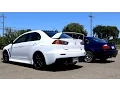 BMW E46 M3 vs Mitsubishi Evo X Review Pt 2