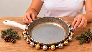 Watch this video before throwing away your old frying pans! Look what I made!