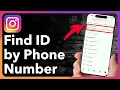How To Find Someone s Instagram ID With Phone Number
