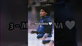 TOP 5 GOATS Shorts Football Tiktok Messi Cristianoronaldo Maradonna 