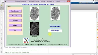 Fingerprint Recognition Using Image Processing Matlab Project - IEEE Project