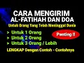 Download Lagu CARA MENGIRIM FATIHAH DAN DOA Untuk Semua Arwah - Lengkap Teks Arab Dan Latin