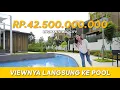 Lagu Enchante BSD rumah paling Sultan view belakang langsung pool ukuran 18x31. | Eps. 569