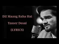 Download Lagu (LYRICS): DIL MAANG RAHA HAI MOHLAT | YASSER DESAI | SANJEEV D, SANJEEV A | GHOST