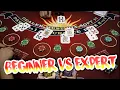 BEGINNER VS EXPERT Blackjack - D D Episode 2