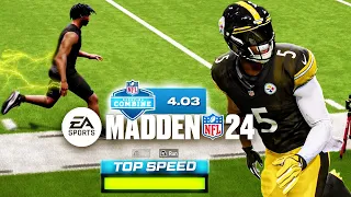 Madden 24 Superstar Mode - Draft Combine Draft Day pick