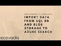 Azure KaaS - Import data from SQL DB and Blob Storage to Azure Search
