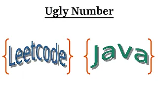 Leetcode Question 263 Ugly Number in Java