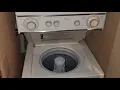 1990s Whirlpool Thin Twin laundry center washer dryer overview