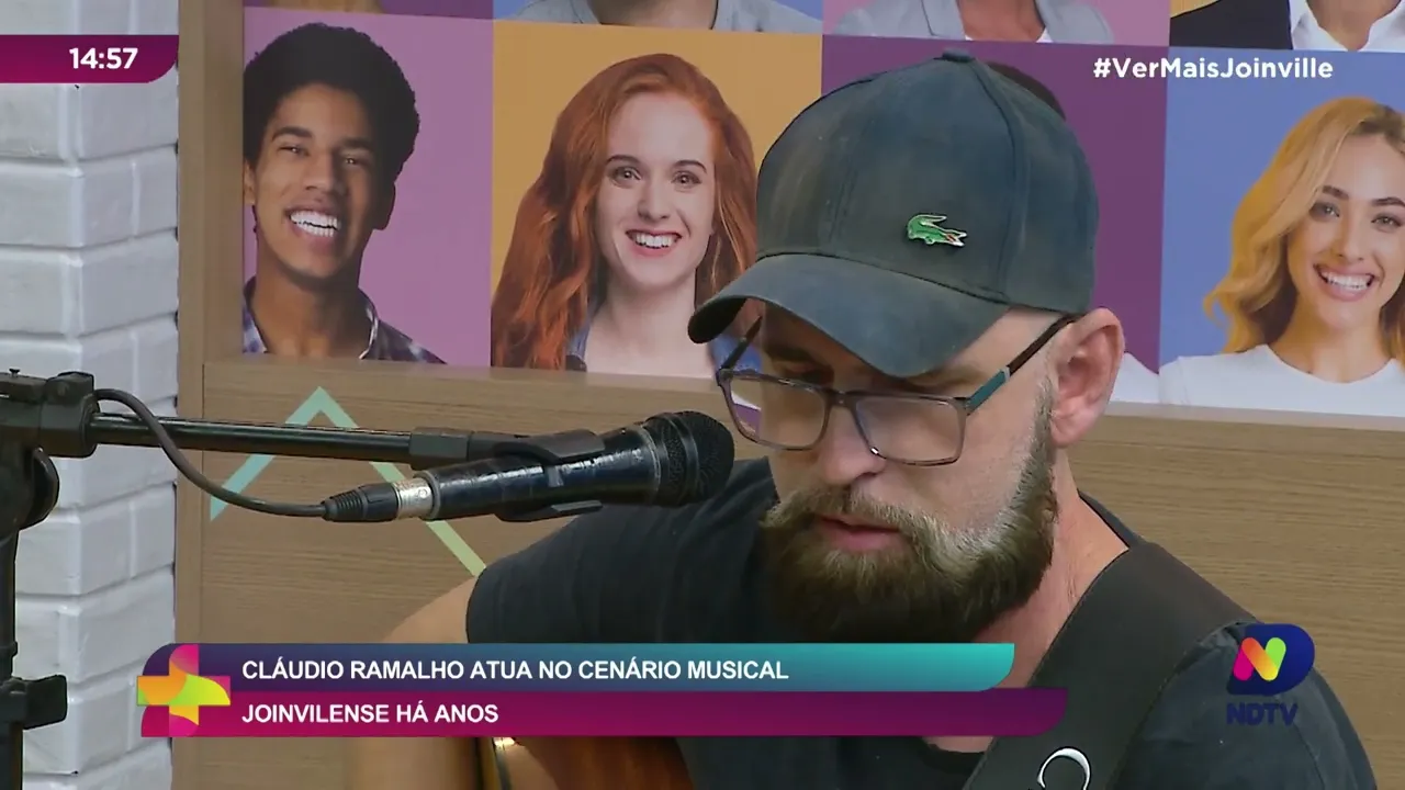 Cláudio Ramalho atua no cenário musical joinvilense há anos
