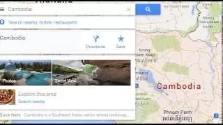 Welcome to Cambodia Google map