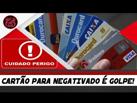 CUIDADO GOLPE CARTÃO DE CRÉDITO PARA NEGATIVADO