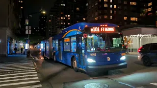 NYCT MTA Bus M1 M2 M3 M4 via 3rd Avenue M96 via 86th St Crosstown More