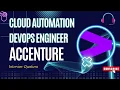 Real-Time DevOps Engineer Interview Questions at Accenture Ace Your Cloud Automation Career