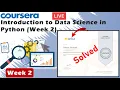 Introduction to Data Science in Python Week 2 Coursera