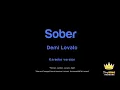 Demi Lovato - Sober (Karaoke Version)