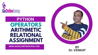 PYTHON OPERATORS ARITHMETIC RELATIONAL ASSIGNMENTS