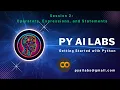 2 Getting Started with Python Operators Expressions and Statements Beginner s Guide