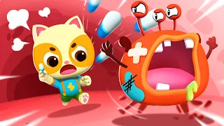 Bad Germs, Go Away! | Educational Songs | Kids Songs | Nursery Rhymes | Mimi and Daddy